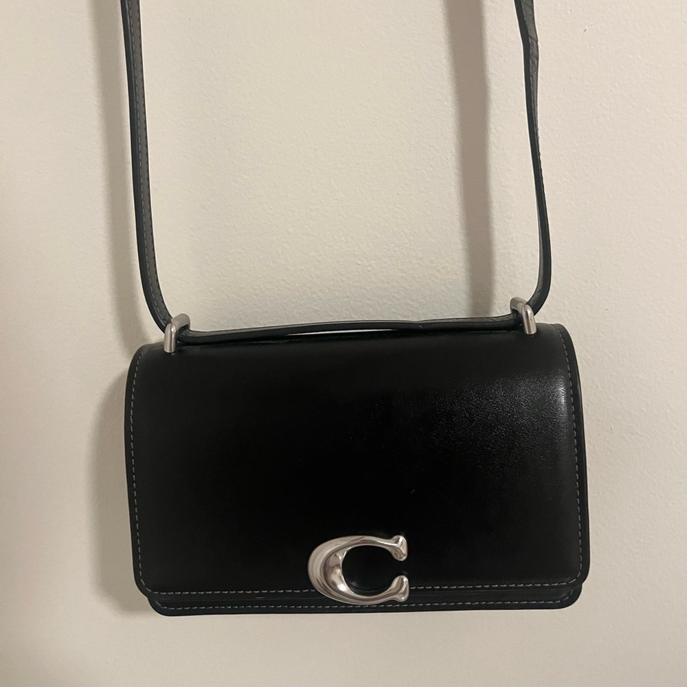Coach Bandit Black Leather Crossbody Bag